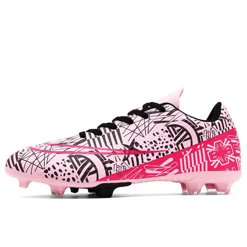 New Low-Top Football Shoes For Young Students Ag Spikes Outdoor Grass Actual Combat Professional Training Football Shoes