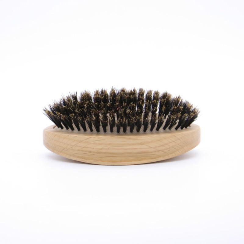 Oak Wood Hair Brush Soft Boar Bristle Nylon Needle Wooden Hair Airbag Brush Scalp Massage Wood Brush and Comb Without Handle