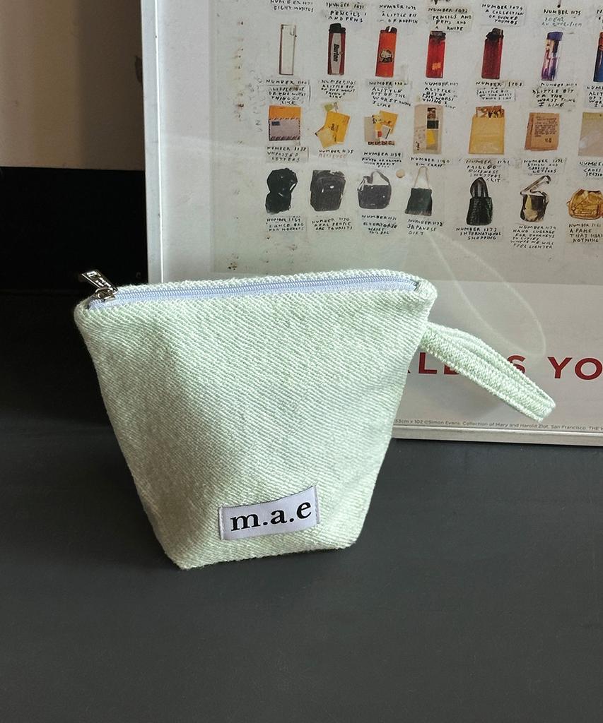 Mucu And Ebony Shell Pouch _ Apple Mint