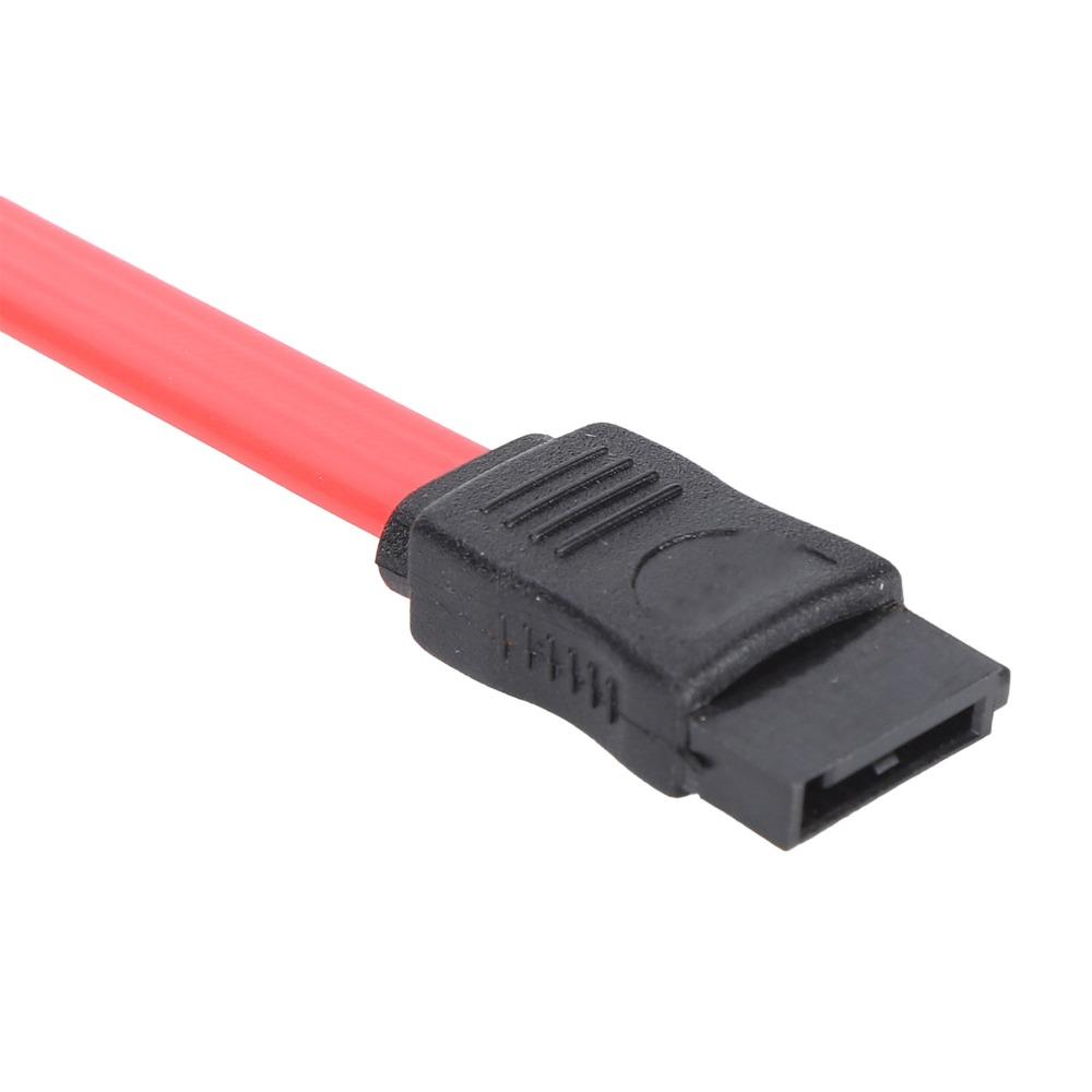 10PCS Durable 7Pin SATA Cable 50cm Length High Speed SSD Data Cable SATA Extension Cable External Hard Disk