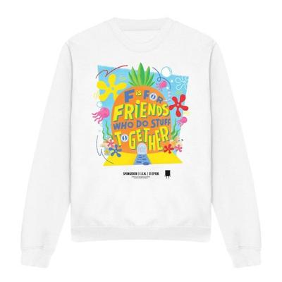 SpongeBob SquarePants Unisexowy Bluza dla Dorosłych Przyjaciele Ananas