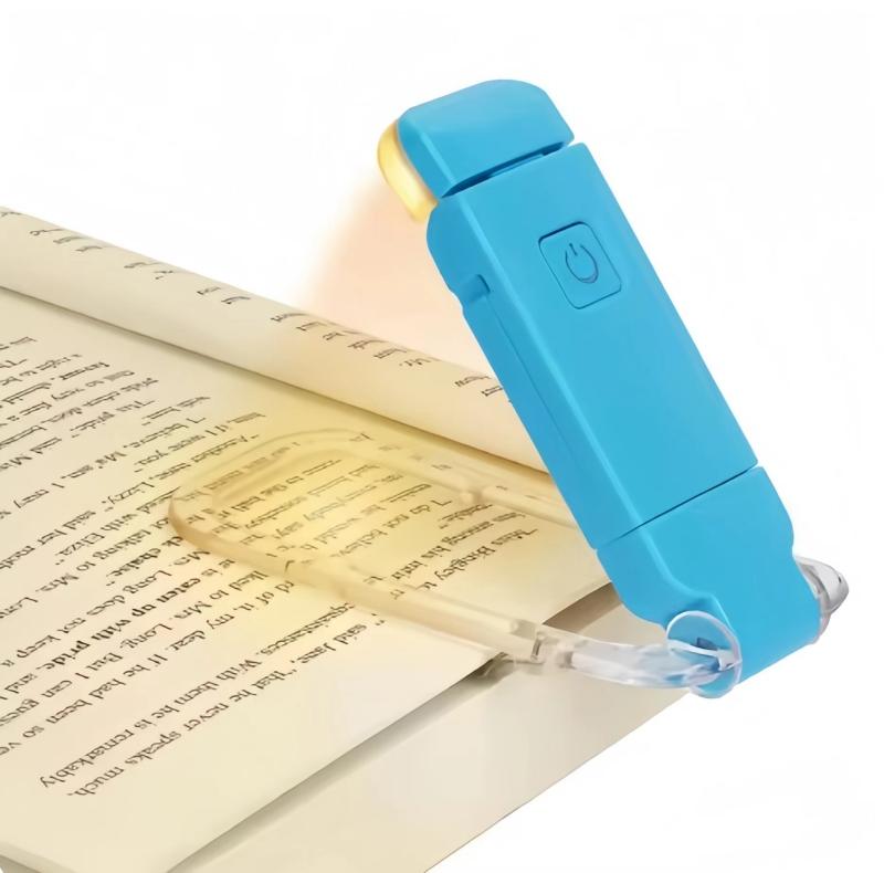 Mini Light Reading Clip Light LED Small Night Light USB Charging Adjustable Brightness Eye Protection Portable