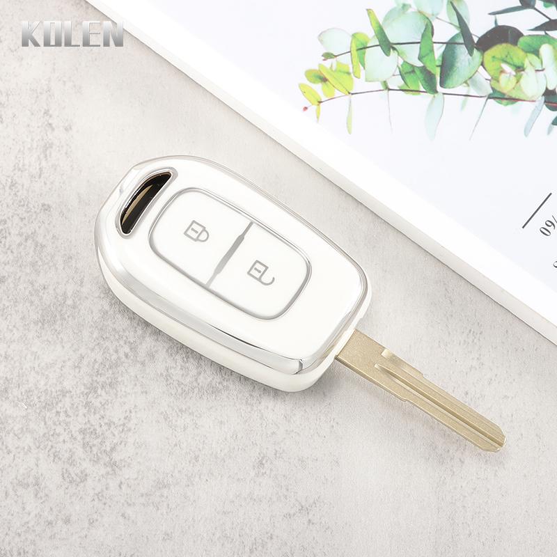 

Tpu Car Remote Key Case Cover Shell Fob For Renault Kwid Traffic Symbol Dacia Sandero Logan Duster Protector Keyless Accessories