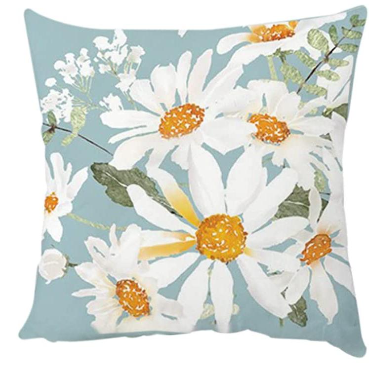 Daisy Cushion Cover Sofa Bed Autumn Decor Pillow  Garden Outdoor Home