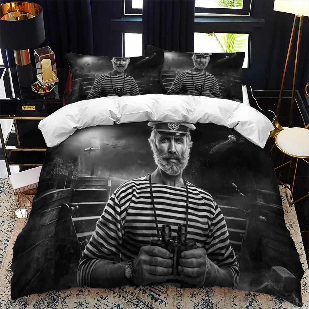 Dekbedovertrekset nautische serie queen calico Twin size dekbed beddengoedset Eenpersoons complete set