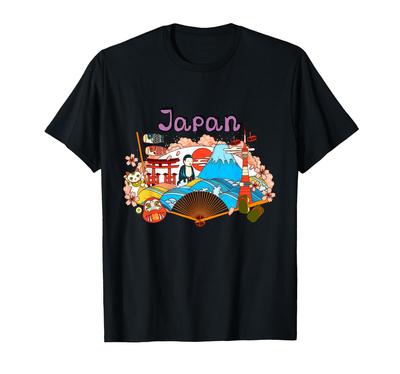 I Love Japan Nature Tokyo Japan Graphic Design & Culture, T-shirt