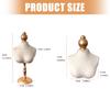 Velvety Jewelry Necklace Display Stand Dustproof Surfaces Secure Base For Necklace Storage And Exhibition