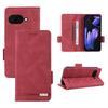 For Google Pixel 9a Case Leather Wallet Flip Phone Cover with Hardware Decor