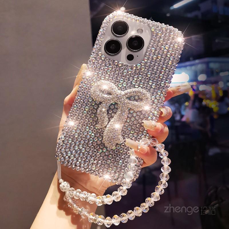 Glitter Rhinestone Cat Phone Case IPhone 17 16 15 14 13 Pro Max Anti-drop Protective Cover