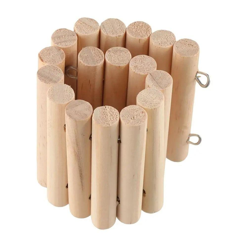 1Pcs Wooden Hamster Climbing Ladder Wire Series Connection Floor Platform  Small Pet Supplies