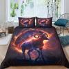 3D Tiger Rabbit Snake Pig Snail Unicorn Chick Fish Doona Duvet Quilt Cover Set