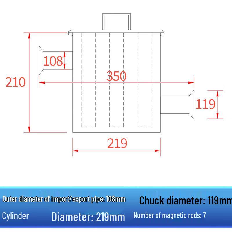 Stainless Steel Magnetic Slurry Filter