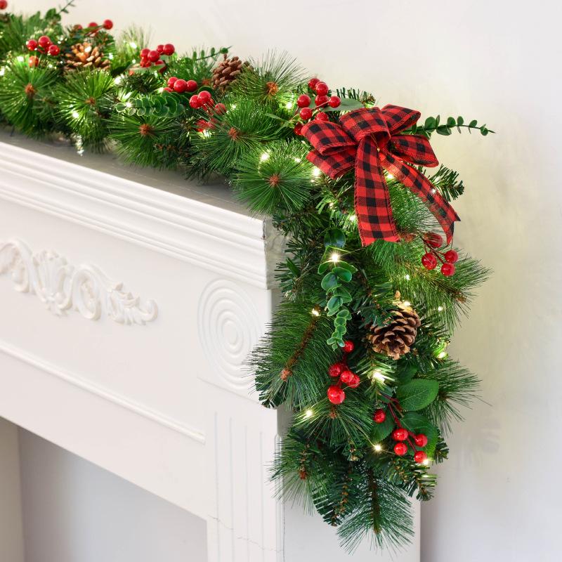 2.7m Christmas Garland for Decoration - Tree, Wreath, Wall, Door Hanging, Hotel, Shopping Mall Display