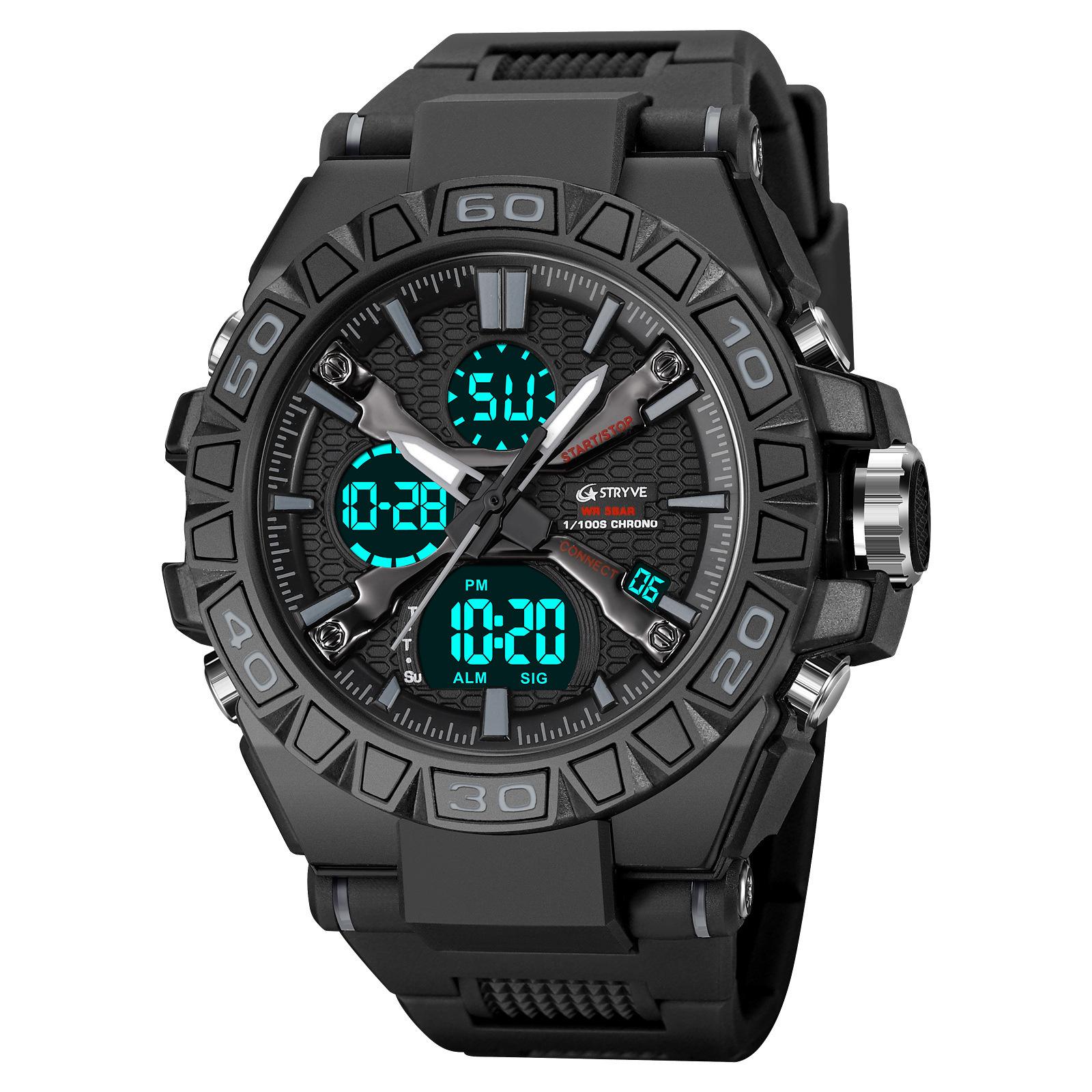 

Men s Digital Watch Sports Electronic Watch With Luminous Display, Running Timer, Alarm Clock, Resistant Fitness Watch For Outdoor Activities One Size
