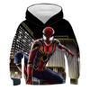 Boys Spring Marvel Hoodie Avengers Spider-Man 3D Print Baby Boy Clothes Breathable Kids Sportswear Hooded