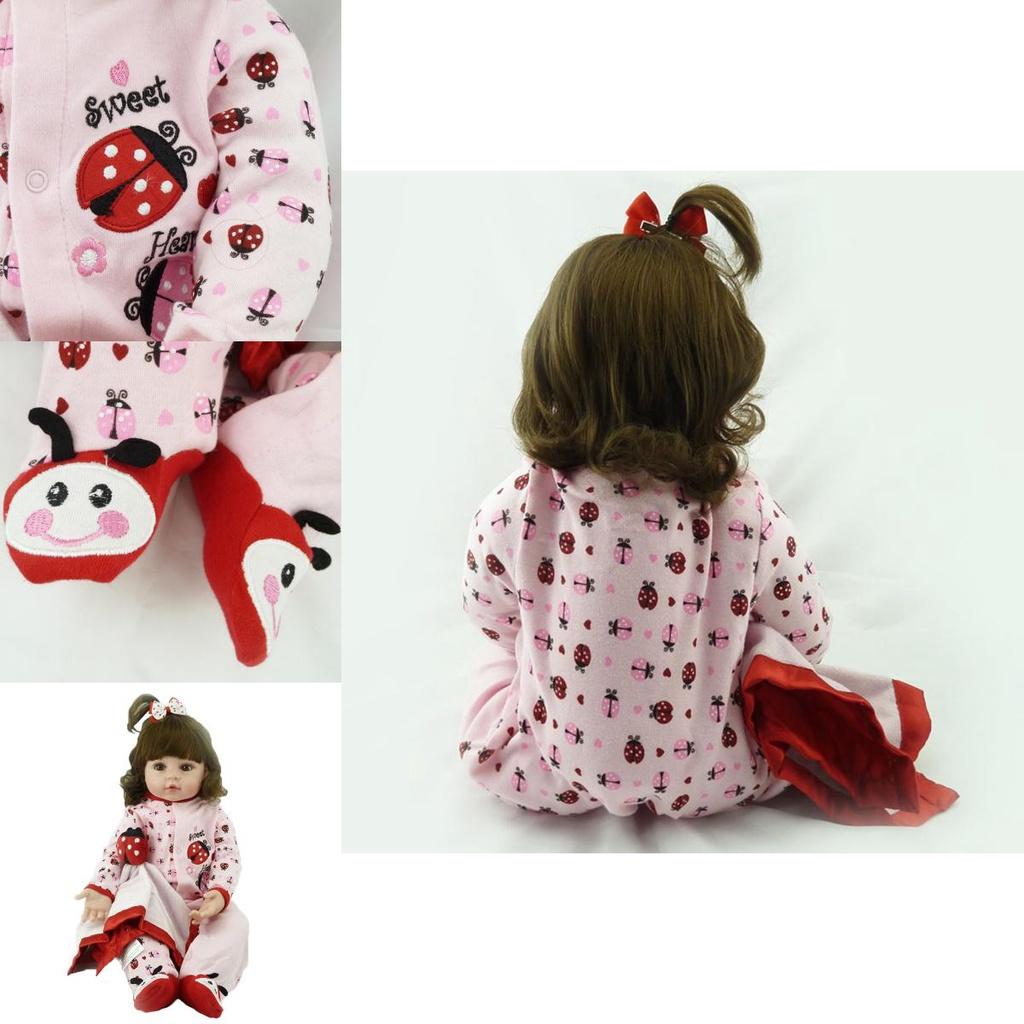 Realistic 19" Reborn Baby Dolls In Soft Vinyl Silicone For Heartwarming Gifts