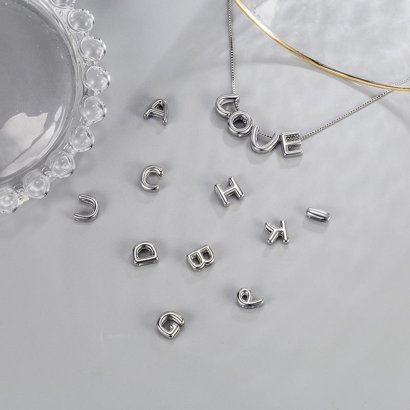 Модное женское колье-цепочка с английской буквой: Шикарный, Простой и Элегантный Single Letter (Specify Letter)