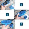 Hands-Free Bicycle Chain Cleaner Motorcycle Chain Scrubber Multi-Angle Degreasing Tool Fast Chain Washer Bike Moto Maintenance