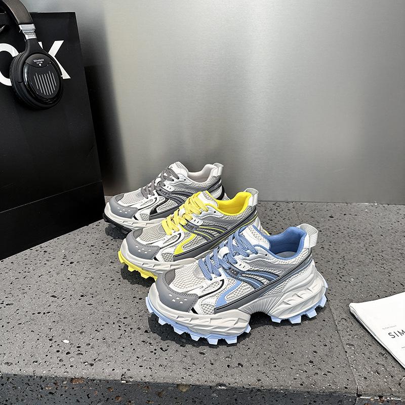 Dad shoes women's tide summer new mesh breathable sports style casual shoes versatile platform running shoes