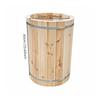 Traditional Round Beehive Handmade Wooden Barrel Fir Wood Bee for Beekeepers,