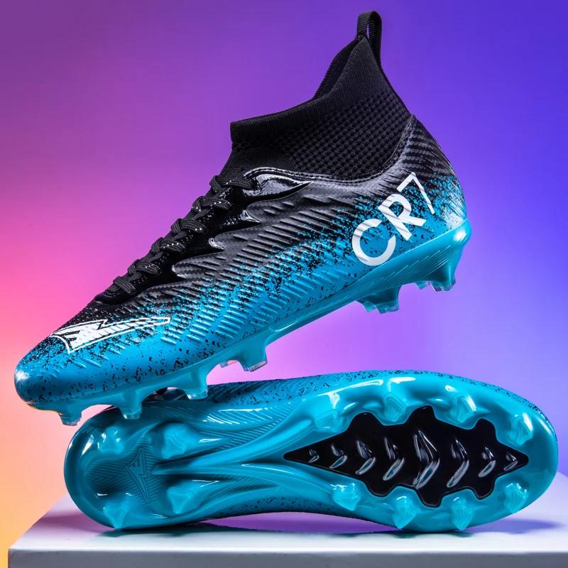 

Latest Low Top Student Football Footwear Youth Sports Shoes with Long And Broken Pins for CR7 Training And Matches Professional 35