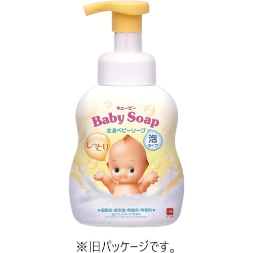 Kewpie Nawilżające Mydło dla Dzieci, Typ Pieniący, Pompka, 400ml, Hipoalergiczne, Łagodnie Kwaśne, Bez Barwników, Bez Zapachu