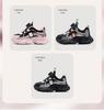 Babu Dou Kids' Double Cotton Fleece Running Shoes - Autumn/Winter 2025 Sports Collection for Boys & Girls.