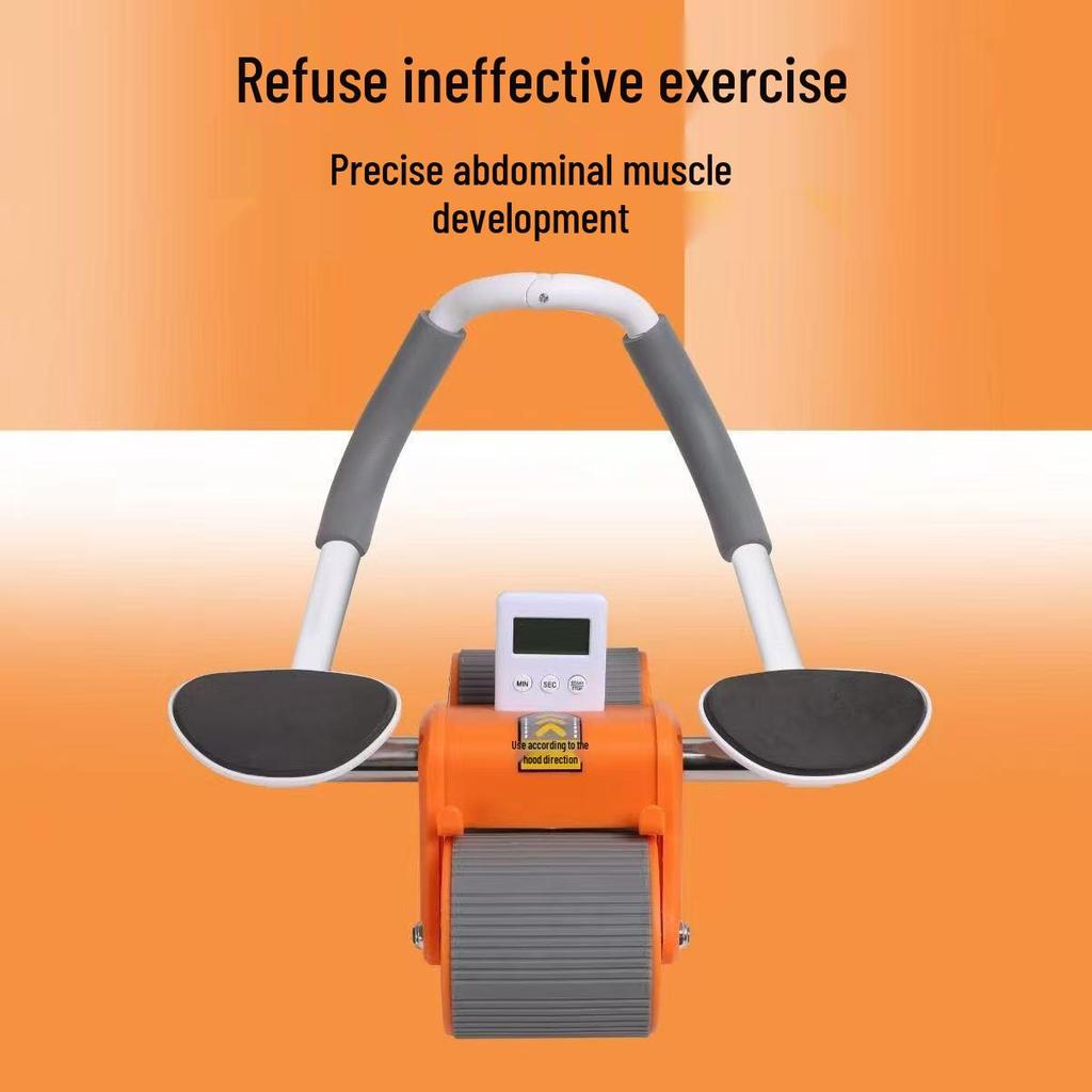 Automatic Rebound Ab Wheel Roller for Abdominal and Elbow Plank Training at Home