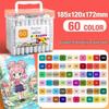 Double-Ended Marker Pen Set: Alcohol-Based Watercolor Pens for Children's Art and Graffiti