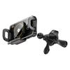 Universal Foldable Car Vent Phone Holder with Electric Rotation and Wireless Charging