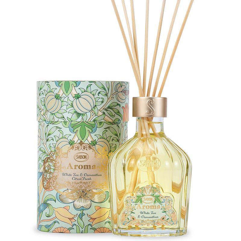 

[Sabon] Aroma White Tea Osmanthus Diffuser 245ml + Wood Sticks
