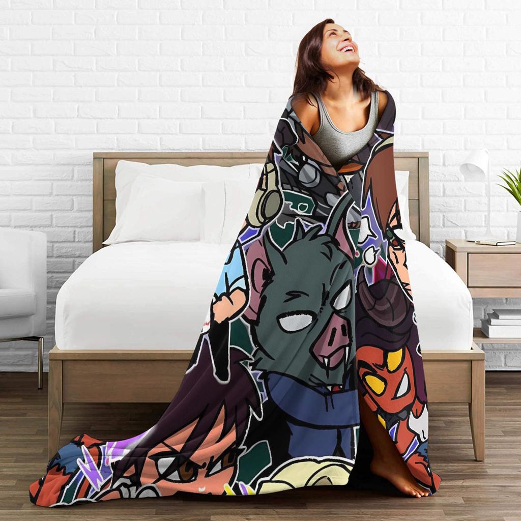 Dispatch Game Flannel Blanket Autumn  Soft Durable Throw Blanket for Girls Boys Living Room Novelty Bedspread Sofa Bed Cover