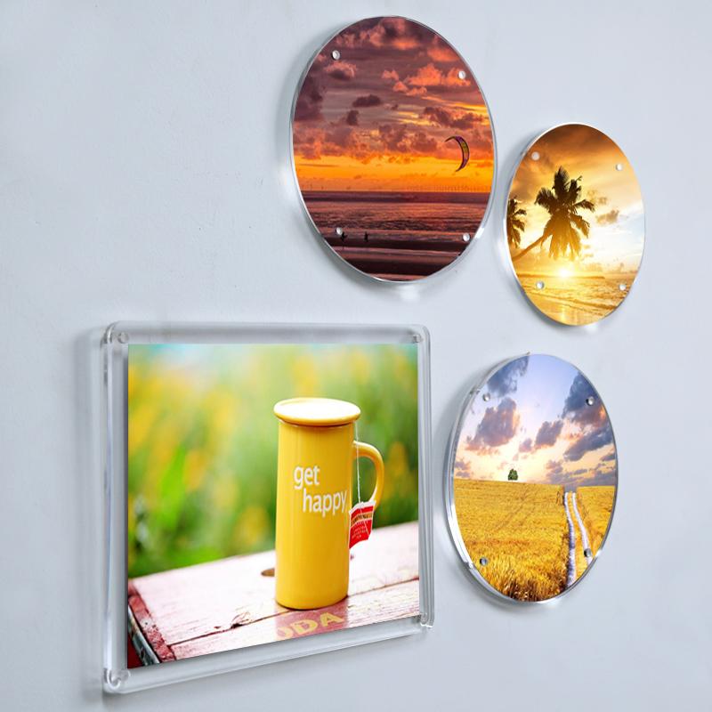 Wall Picture Frame,Magnetic Acrylic Picture Frames for Pictures Display,Clear Picture Frames,Photo Frames Desktop Display
