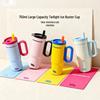 Large Capacity 316 Stainless Steel Insulated Cup with Straw and Portable Handle