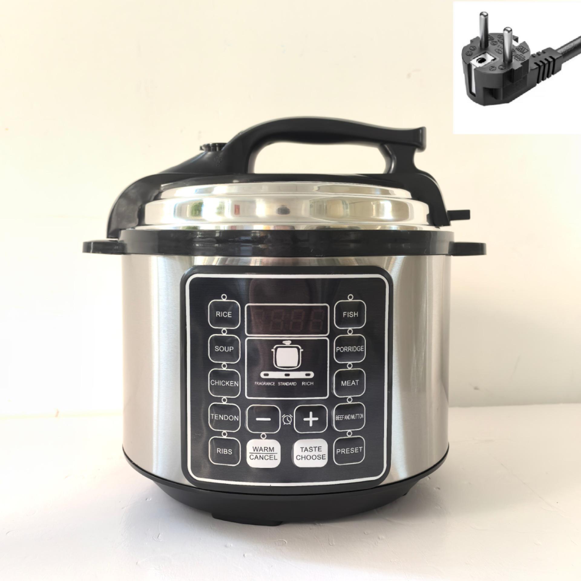 6L Multifunctional Electric Pressure Cooker with Large Capacity