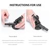 Aluminum Action Camera Holder 3" Vacuum Base Supports 20KG Weight For Car Glass Flat Surfaces