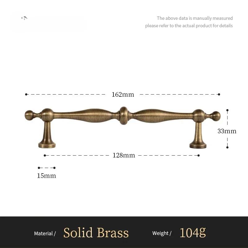 Antique Brass Handles Bronze Pendants Handle Cabinets Drawers Knobs Kitchen Cabinets Pull Furniture Copper Accessories