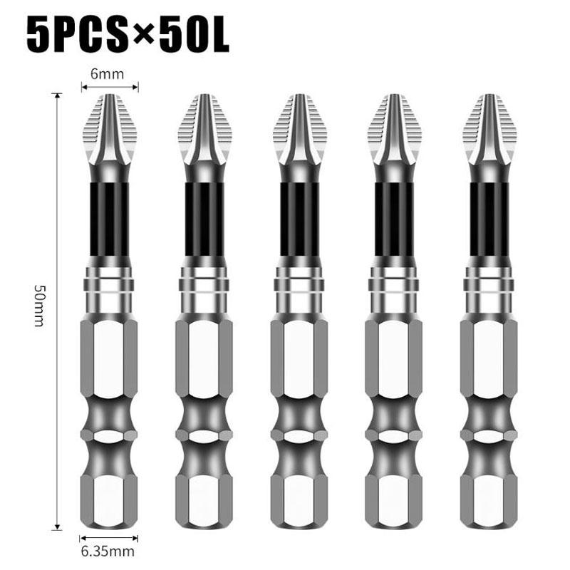 K5 Anti-slip Impact Strong Magnetic Head Screwdriver Head Drill High Hardness Cross Head High Torque Alloy Head Drill Bit