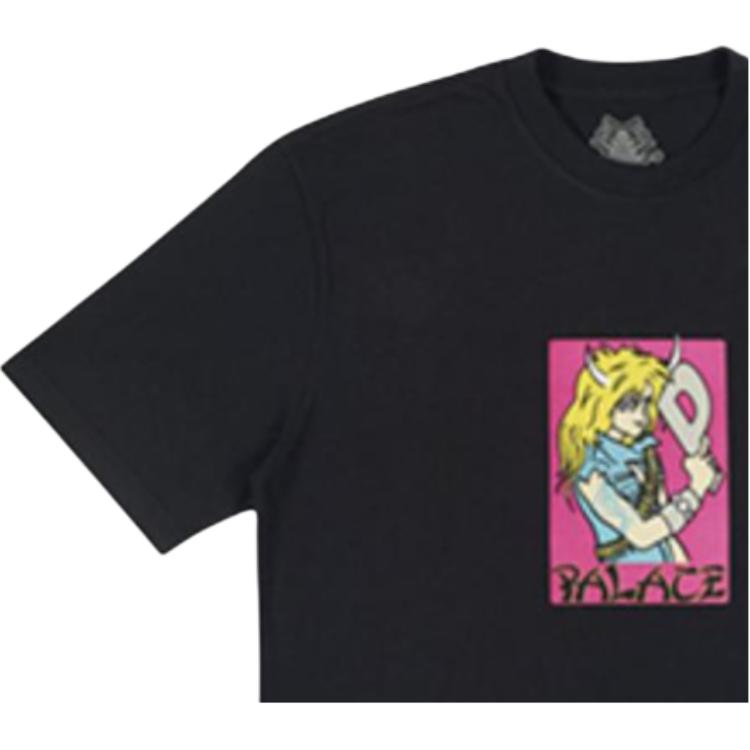 Palace Mangal T-Shirt Unisex Tops Black PAL-SS18-059