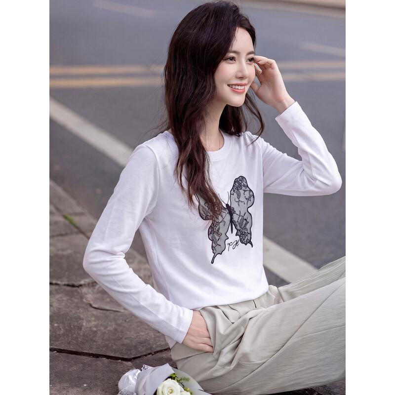 Women's Pure Cotton Long Sleeve T-Shirt