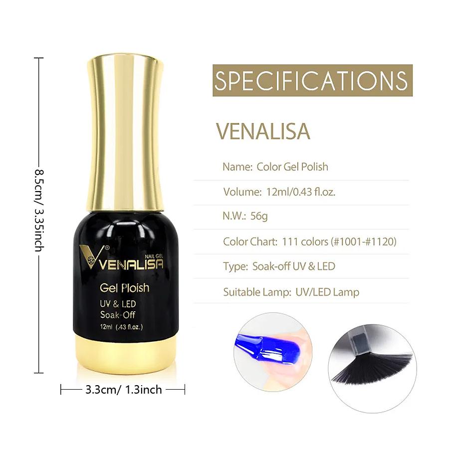 VENALISA Nail Gel Polish Hema TPO Free Semi Permanent Jelly Nude Pink Color Soak Off UV LED Ultra Diamond Varnish 12ml
