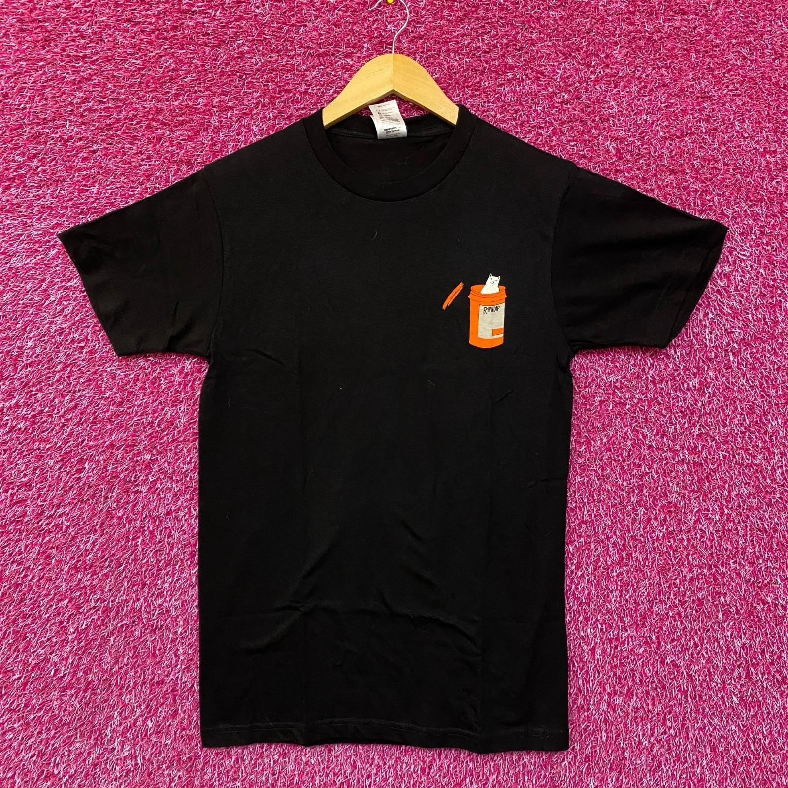 

RIPNDIP Lord Nermal Pills Graphic Design T-Shirt Small M