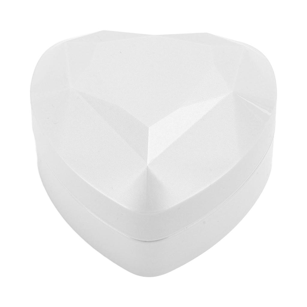 LED Heart Shaped Ring Box Light Luxury Elegant Innovative Engagement Ring Box for Proposal Wedding Birthday Valentine