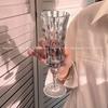 Vintage Diamond Relief Champagne Glass