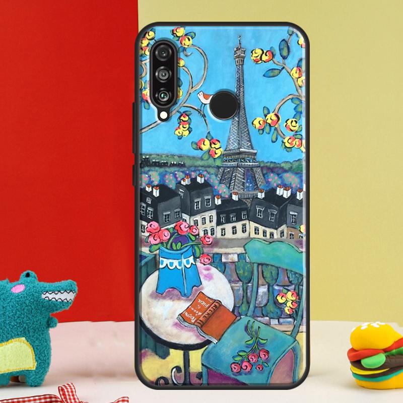 Eiffel Tower Paris For Huawei Nova 9 10 SE 12i 12s 11i 5T Y91 Y90 Y60 Y70 Y72 Y61 P60 Pro P20 P30 P40 Lite Case