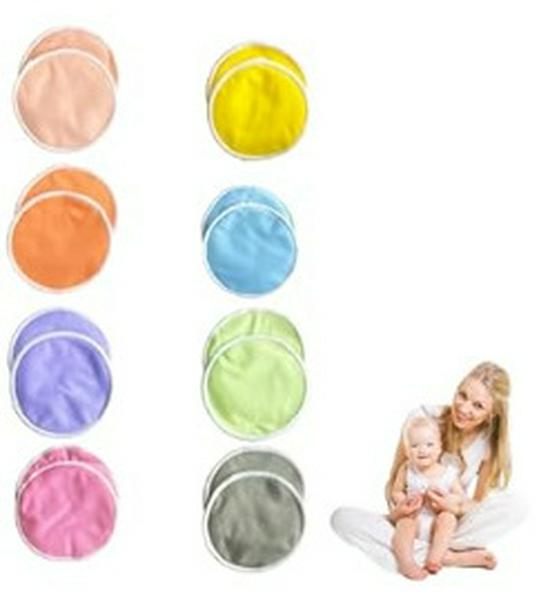 Washable Bamboo Breast Pads & Leakproof Bra for Postpartum Breastfeeding