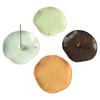 Lotus Leaf Ceramic Incense Holder for Sticks: Sandalwood Burner, Home/Study Room Decor, Tea Ceremony Tray.