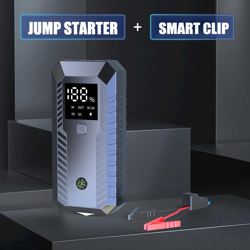 600A Car Jump Starter 8000mAh Emergency Power Bank Petrol Diesel Car Battery Charger Starting For Auto Battery Booster Start Car