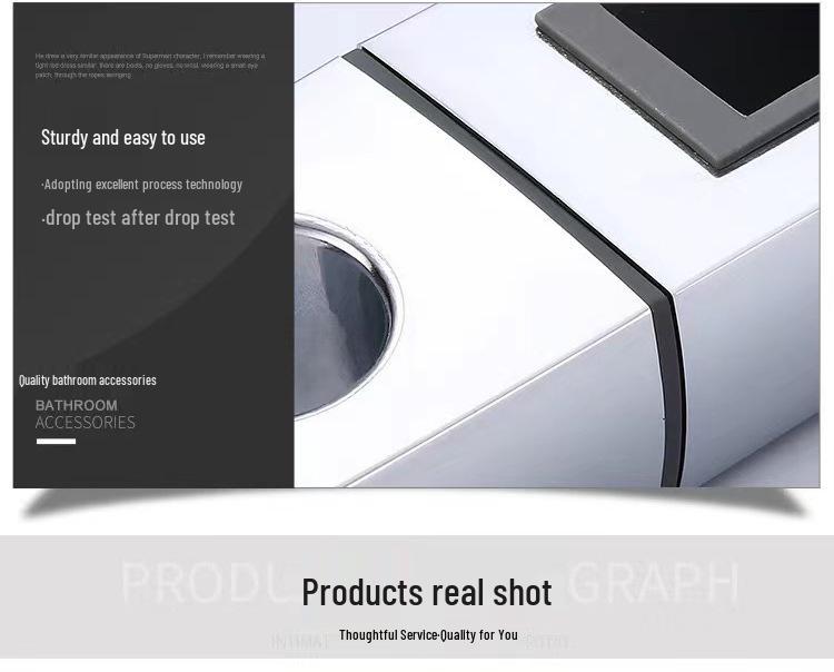 Adjustable Square Shower Head Holder Bracket - Fixed Base, Nozzle Holder, Shower Rod Accessory