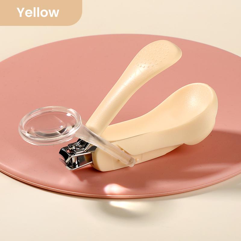 Baby Nail Clipper With Clear Magnifying Glass Pocket Kids Nail Cutters Safety Infant Finger Toe Trimmer Newborn Cutting Tools